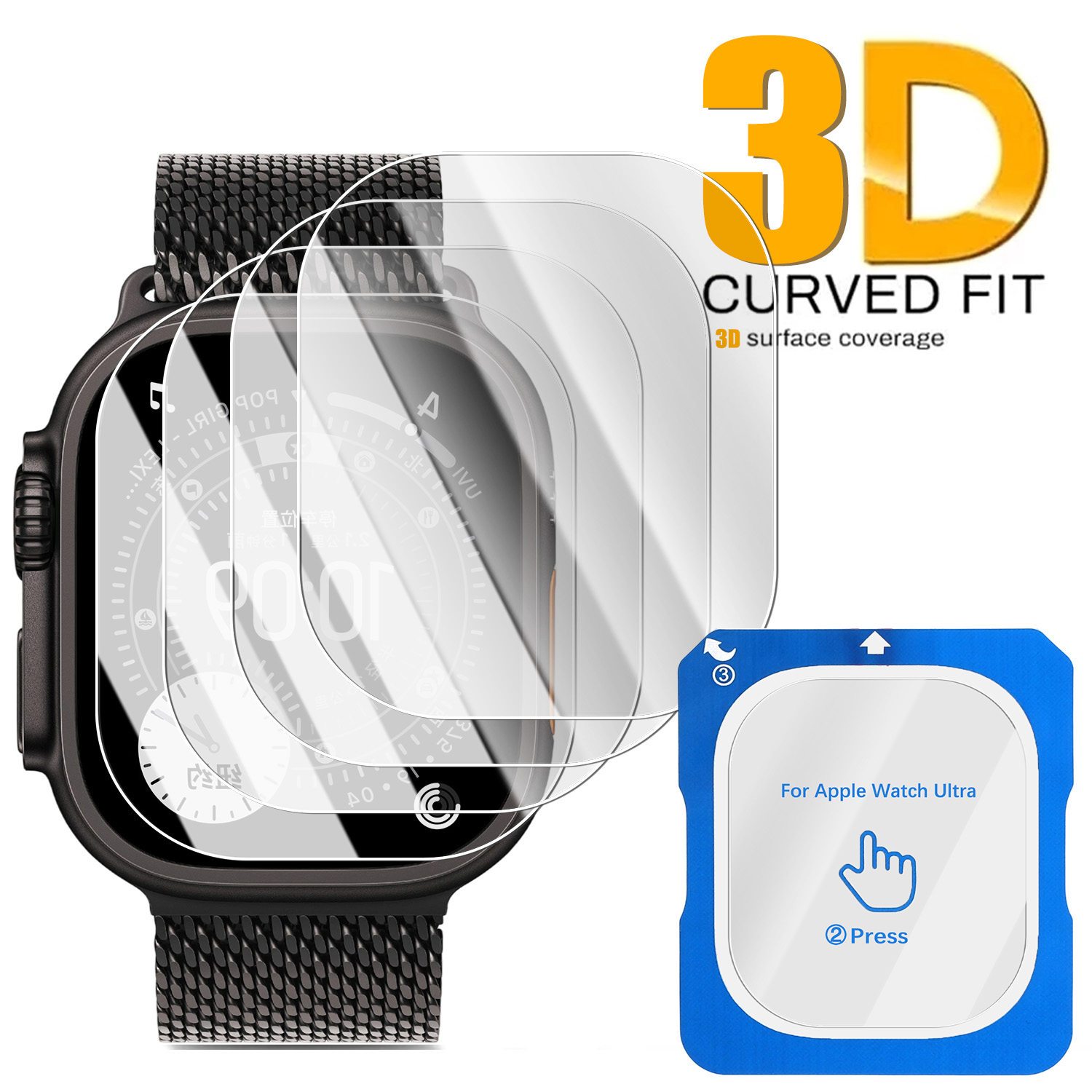 Tempered Glass Film Quick Past - Smartwatch Screen Film avaliação e preço