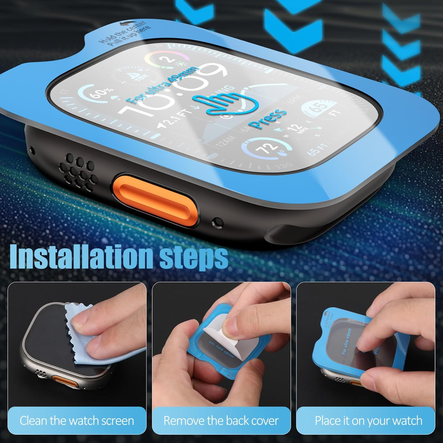 Tempered Glass Film Quick Past - Smartwatch Screen Film avaliação e preço