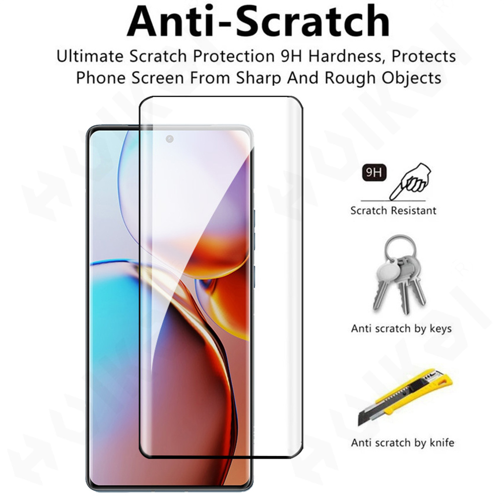 1-3 Pcs Tempered Glass For Mot - Curved Edge Screen avaliação e preço