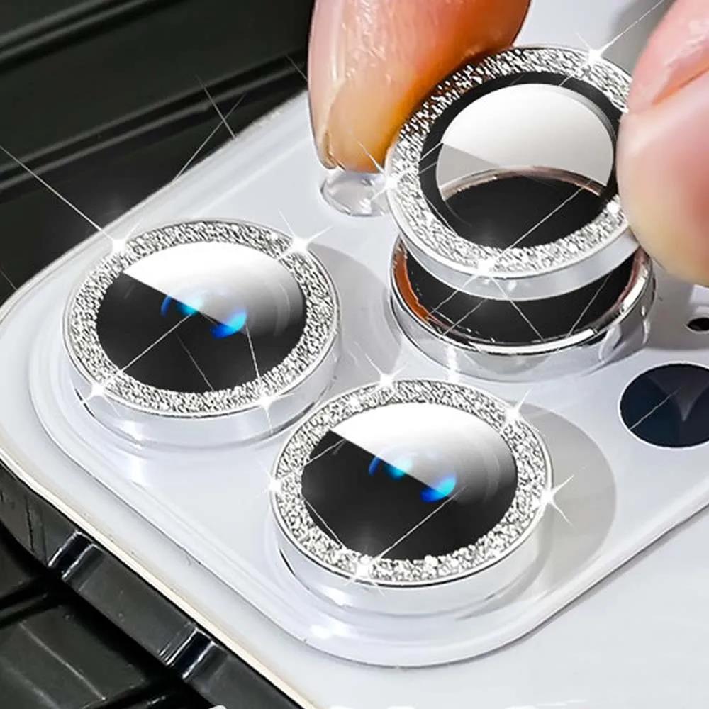 Glitter Camera Lens Protector  - Tempered Glass Screen 9H avaliação e preço