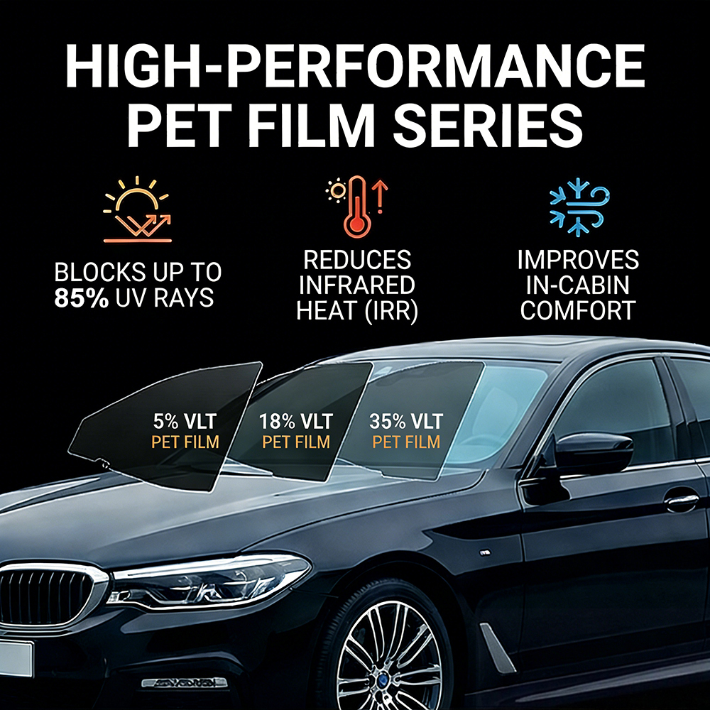 2m/5m 5/18/35 Percent VLT Car  - Glass Protector Auto avaliação e preço