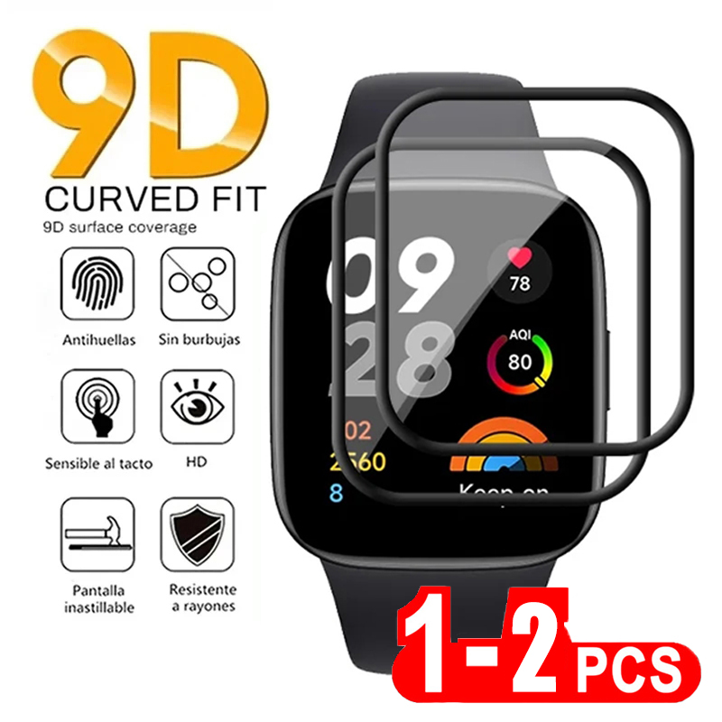 2 Pcs Tempered Glass for Redmi - Smartwatch Screen Film avaliação e preço