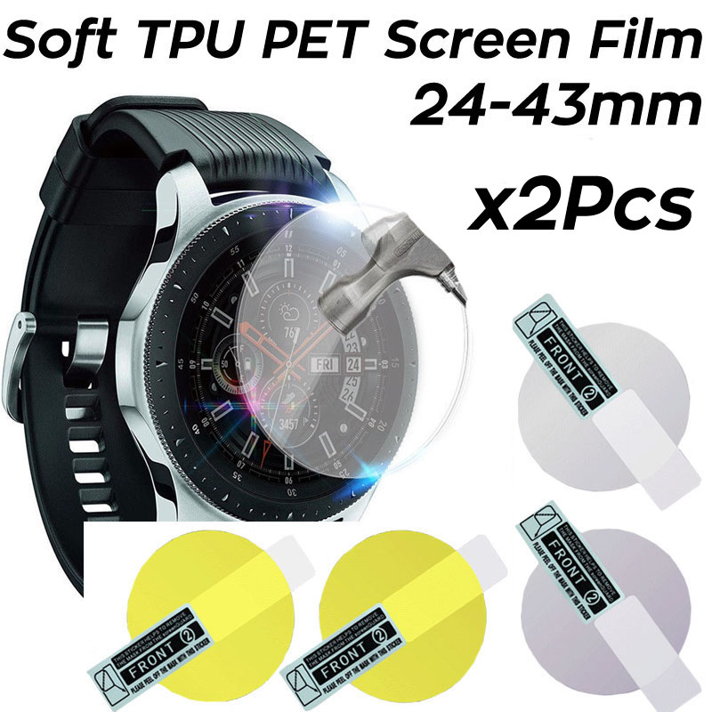 2PCS Soft Hydrogel Film Anti-s - Smartwatch Screen Film avaliação e preço