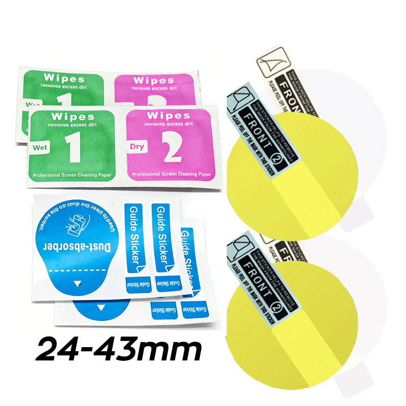 2PCS Soft Hydrogel Film Anti-s - Smartwatch Screen Film avaliação e preço