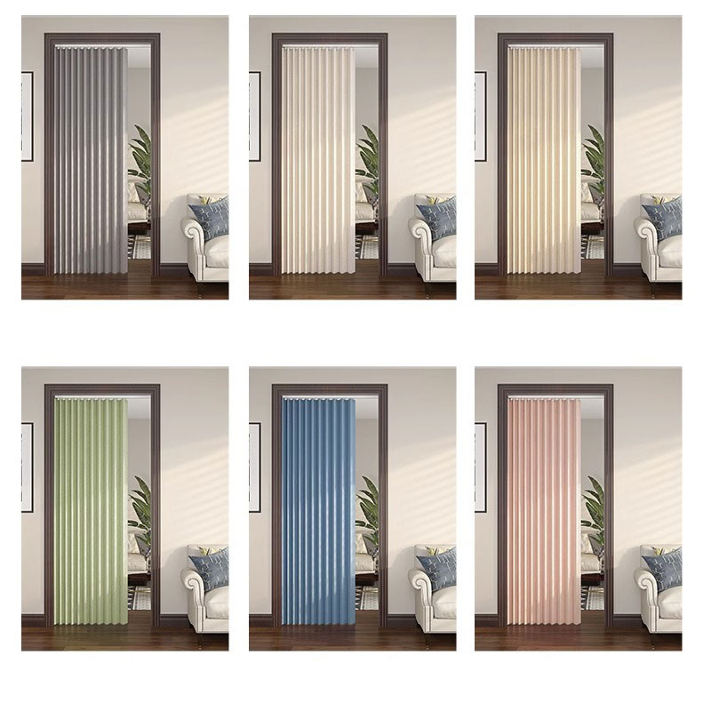 Folding Accordion Door Curtain - Privacy Screen Protector avaliação e preço