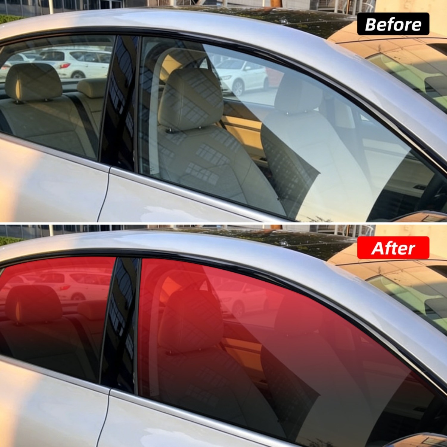 50x300cm Car Window Two-Tone T - Privacy Screen Protector avaliação e preço