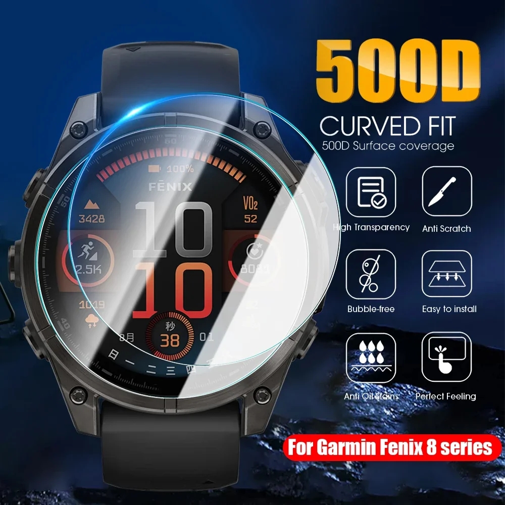 1/5pcs 9H HD Tempered Glass fo - Smartwatch Screen Film avaliação e preço