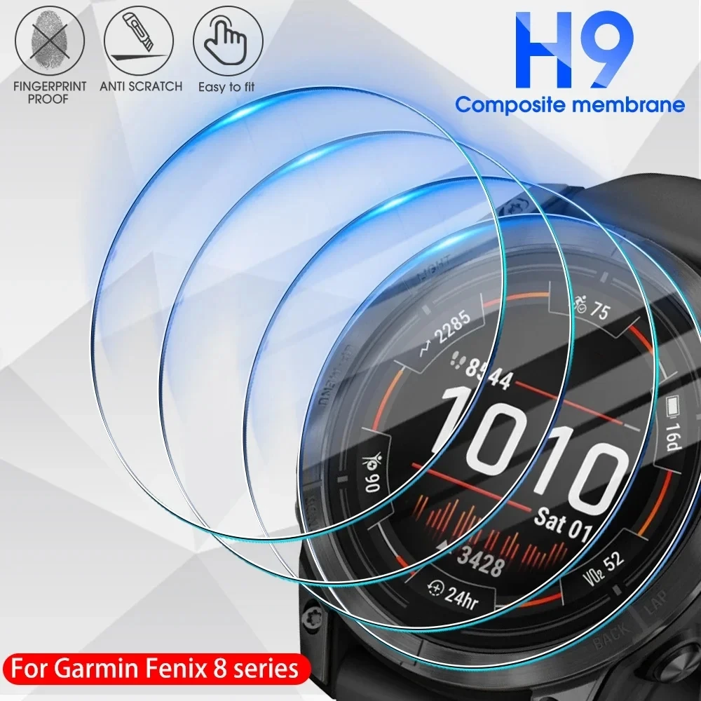 1/5pcs 9H HD Tempered Glass fo - Smartwatch Screen Film avaliação e preço